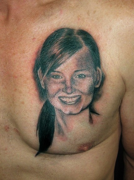 tattoos/ - Girl Portrait Tattoo - 52064